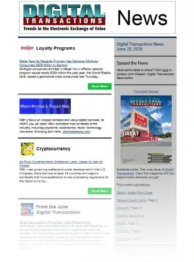 Meijer mPerks Doles Out Rewards; At Least 14 Countries Readying Stablecoin Use; Plus Weekly Recap