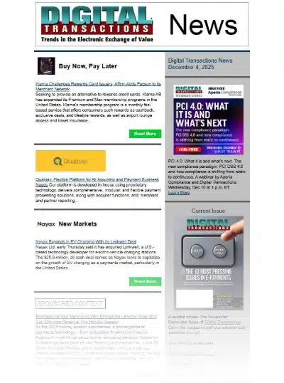 Klarna’s BNPL Take on Non-Card Rewards; Nayax's $26 Million Acquisition; RTP Tops $1.3 Trillion